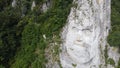 Rock sculpture of Decebalus Royalty Free Stock Photo